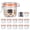 Round-6oz12pack, variant on Set of 4 32oz Wide Mouth Glass Mason Jars with Airtight Hinged Lids, Large Food Storage Containers for Canning, Pickling & Fermentation