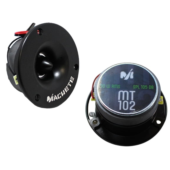 Deaf Bonce Machete MT-102 Black 120 Watt 4-Ohm High Frequency Bullet Tweeter