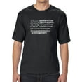 thumbnail image 1 of Men's Tall and Long Word Art T-shirt - Glory Hallelujah Flag, 1 of 2