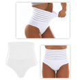 thumbnail image 4 of Ropa interior de cintura alta para mujer, bragas suaves para mujer, bragas Blanco M Hugo Bragas abdominales, 4 of 7