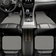 thumbnail image 6 of Cauagu Houndstooth Black And White Pattern Car Floor Mat Set of 4,Car Carpet Mats Car Mats with Anti-Slip Backing & Driver Heel Pad Universal Fit for Cars/Trucks/SUV/Vans, 6 of 6