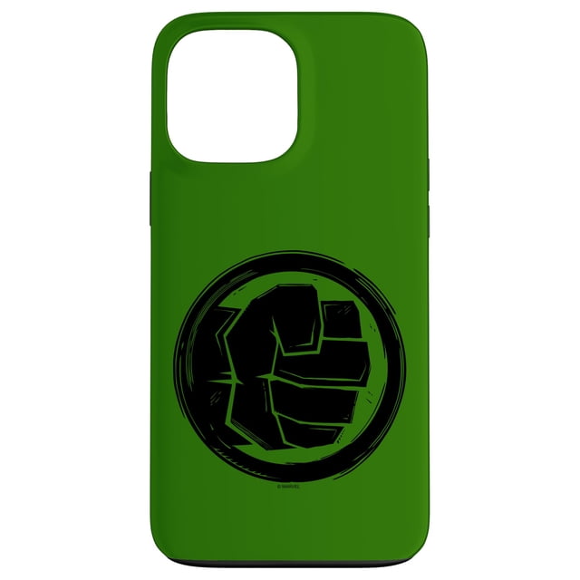 Funda para teléfono con el logotipo de Hulk Woodcut de Marvel Avengers para iPhone 13 Pro Max