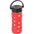 thumbnail image 4 of Lifefactory 12oz Glass Bottle Core 2.0 Apple Red, 4 of 5