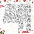 thumbnail image 2 of HAYIMI Child Festive Holiday Pajama For Kids Boys O-Neck Long Sleeve Tops Pants Sleepwear Homewear Soft Cozy 2 Piece Pajamas Leisure Nightwear, 2 of 3