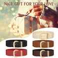 thumbnail image 5 of JASGOOD Women Wide Elastic Waist Belt Fashion Stretchy Cinch Belt Waistband with Gold Buckle, 5 of 9