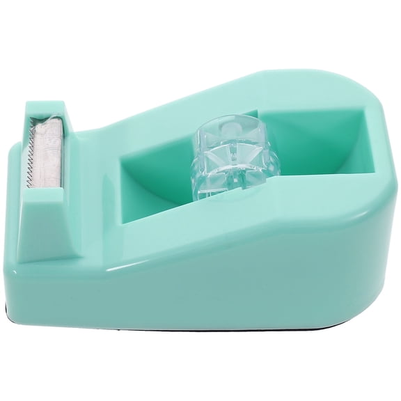 Desktop Tape Dispenser Small Cute Adhesive Roll Holder for Office/Home (Light Green)