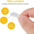 thumbnail image 4 of Adhesive Anti-slip Silicone Clear Nose Pad For Eyeglass Spectacle Glasses, 4 of 5
