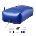 thumbnail image 1 of VEVOR Water Storage Bladder 264.2 Gallon Large Capacity Water Bag, Portable & Collapsible Soft Waters Container, Leakproof & Tear-Resistant PVC Emergency Waters Storage Tank for RV Truck & Outdoor Use, 1 of 9