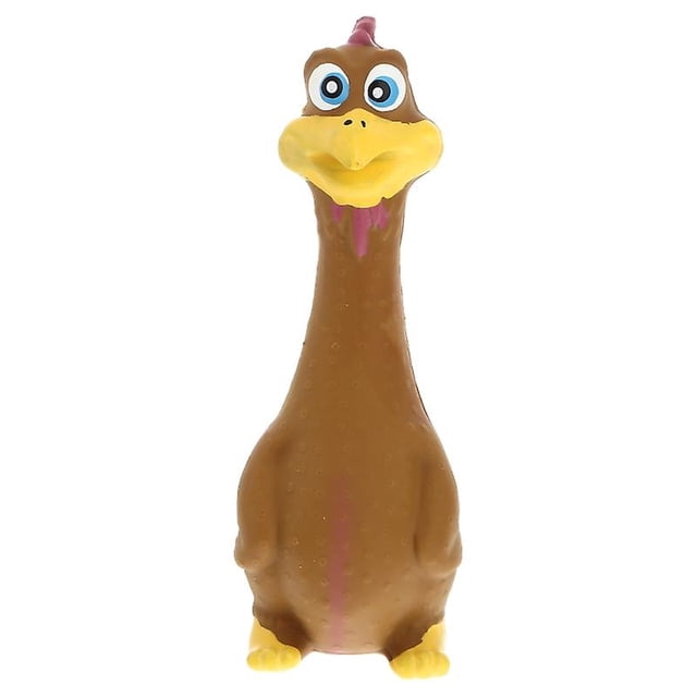 1 juguete de látex chirriante.
