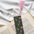 thumbnail image 6 of Kdxio Mardi Gras6 Print Metal Tassel Bookmarks,Perfect Gift for Art Lovers and Bookworms Metal Bookmarks for Women, 6 of 8