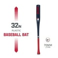thumbnail image 4 of Franklin Sports Blaster Plastic Baseball Bat + Ball Set - Premium Youth 32" Toy Bat + Official Stitched 70mm Lightweight Baseball - Pro-Style Bat for Kids, Teens + Adults, 4 of 13