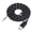 Black and White, variant on NFTIGB 6.56 ft / 2m Braided USB Replacement Cable Wire Line for Steelseries Kana Mouse, Black and Orange