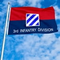 thumbnail image 3 of Dutern Double Sided Army 3rd Infantry division Flag Banner 3 Ply with Brass Grommets 2x3 Feet, 3 of 4