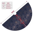 thumbnail image 3 of Rateoe Sunflowers Print Christmas Tree Skirt 48" for Xmas Holiday New Year Party Circle Tree Mat Ornaments Decoration, 3 of 7
