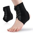 thumbnail image 1 of Adjustable Ankle Brace Support For Yoga Ballet Injury Recovery Compression Sleeve, 1 of 5