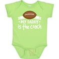 thumbnail image 3 of Inktastic Football My Daddy is the Coach Boys or Girls Baby Bodysuit, 3 of 5