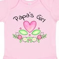 thumbnail image 4 of Inktastic Papa's Girl Heart Flowers Girls Baby Bodysuit, 4 of 5