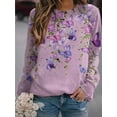thumbnail image 2 of Sudadera Fronage para mujer mayor con estampado de mariposas, color morado claro, 2 of 4