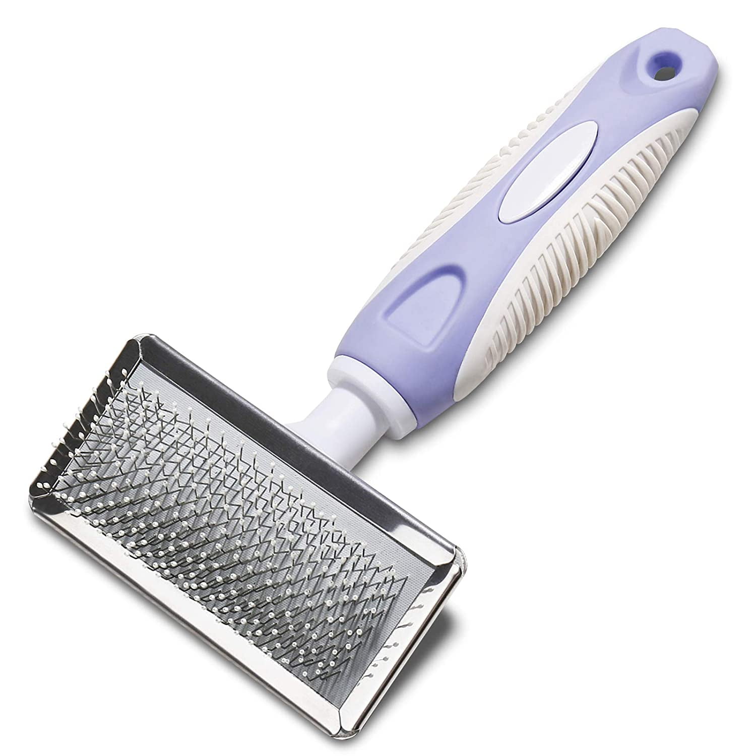 Iguohao Premium Slicker Brush For Dogs And Cats Pet Grooming Dematting Brush Effectively And Effortlessly Shedding Mats Removes Tangles Dander Dirt