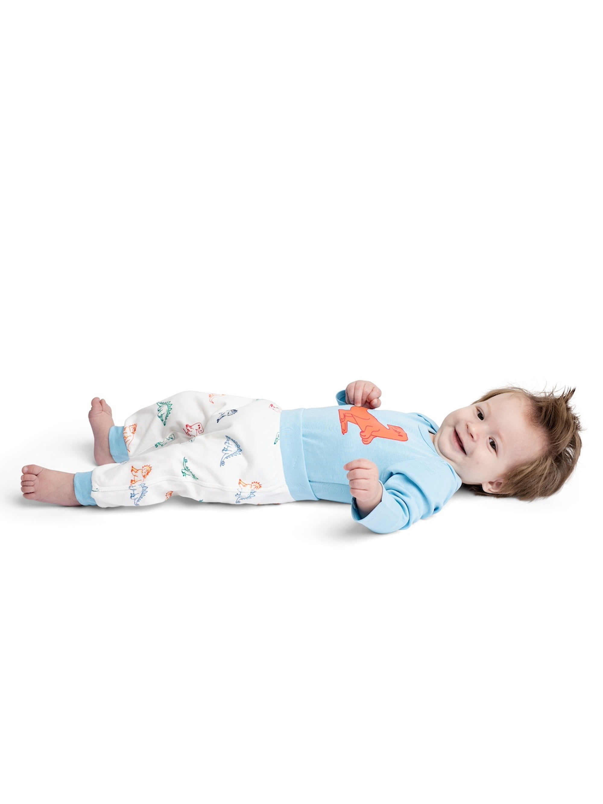 M+A by Monica + Andy Organic Cotton Gender Neutral Bodysuit and Groove Pant Set, Sizes Newborn to 24 Months
