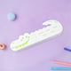 thumbnail image 5 of Silicone Pencil Case Flexible Waterproof Storage Bag | Durable Large-Capacity Pen Holder Organizer | Multi-Purpose Stationery Pouch | Purple White Green Blue | 22x5x7cm, 5 of 6