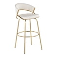 thumbnail image 4 of LumiSource Jie 30" Fixed-Height Barstool - Set of 2, 4 of 6