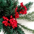 thumbnail image 5 of 50/5 piezas de ramas de bayas artificiales de Navidad, plantas falsas, tallos de bayas, coronas de bricolaje, adornos para árbol de Navidad, decoración para fiesta de Año Nuevo, 5 of 5