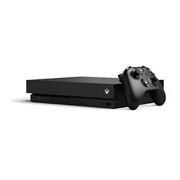 Restored Microsoft Xbox One X 1TB, 4K Ultra HD Gaming Console, Black [video game] (Refurbished)