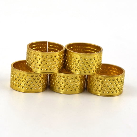 MEIBUTYUP Adjustable Alloy Thimble 1.2cm for Sewing, Quilting, Crafts, and Hand Sewing Projects