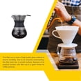 thumbnail image 4 of Monstrate Cafetera Percolador Taza Suministros de café Filtro Malla Mango Diseño Utensilios de cocina Olla de agua Hervidor de filtración Juegos de servir café y té 400ml con filtro, 4 of 6