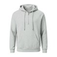thumbnail image 4 of Atogsazn Mens 1/4 Zip Oversized Hoodies Casual Long Sleeve Hooded Sweatshirt Fall Winter Tops with Pocket Gray XXXL Fashion, 4 of 5