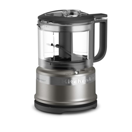 KitchenAid® 3.5 Cup Mini Food Processor - Cocoa Silver - (Best Affordable Food Processor 2019)