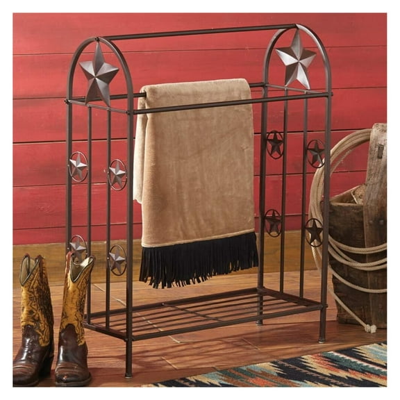 KioJJp Metal Lone Star Quilt Rack