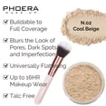 thumbnail image 3 of Set de maquillaje PHOERA Foundation Full Coverage con imprimador y polvo, 3 of 9