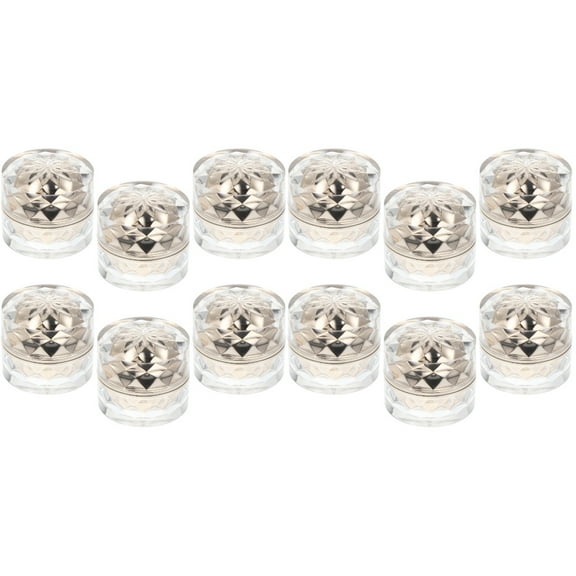 2 Pieces Jars with Lid Acrylic Cream Box Candle Small Containers