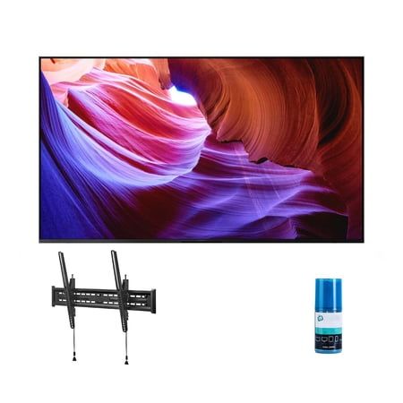 Sony KD50X85K 50" 4K HDR LED with PS5 Features Smart TV with a Walts TV Tilt Mount for 43"-90" TV's and Walts Screen Cleaner Kit (2022)