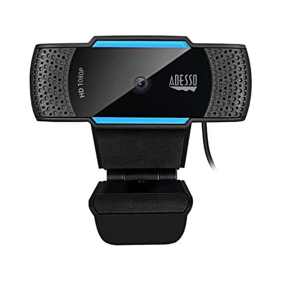 Adesso CyberTrack H5 1080p HD USB Auto Focus Webcam with Built-in Dual Microphone