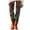 Purple, variant on JeashCHAT Tights for Women Geometric Printed Elastic All-match Slim Casual Long Boot Pants Leggings