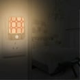 thumbnail image 2 of Yayeee LED Night Lights with Motion Detectors Auto Dusk to Dawn Light Sensors, 2 Pack, Beige Geometric, 2 of 7