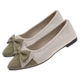 thumbnail image 6 of Jamicy Ballet Flats Shoes for Women: Dressy Pointed Toe Bow Flats Comfortable Slip On Work Business Casual Closed Toe Flat Soft Sole, 6 of 6