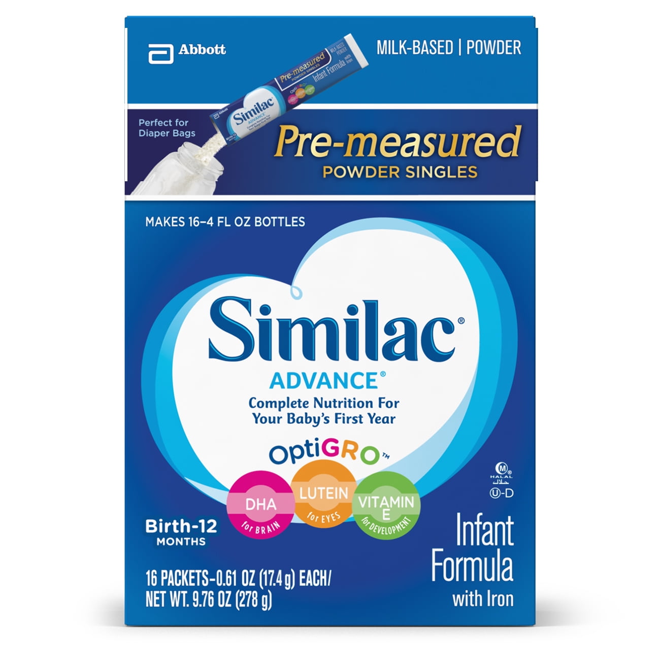 similac sensitive on the go powder packets