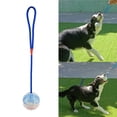 thumbnail image 3 of Cuerda De Goma Juguete De Bola Cuerda Flexible Molar Masticar Juguete Interactivo Portátil Molar Juguete No Tóxico Cuerda De Limpieza De Dientes Bola Para Mascotas Hogar Al Aire Libre Serendint PT001684-02, 3 of 7