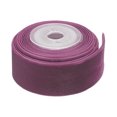 thumbnail image 3 of Uxcell 0.98 Inch x 2.18 Yard Velvet Ribbons Single Faced Vintage Velvet Ribbons Spool for Decor DIY Fuchsia, 3 of 6