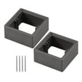 thumbnail image 1 of 2x espaciadores de una sola soltera espaciadores de pared Switche Switche Caja de cable de accesorios Almohadilla para la escuela de cocina dormitorio gris, 1 of 8