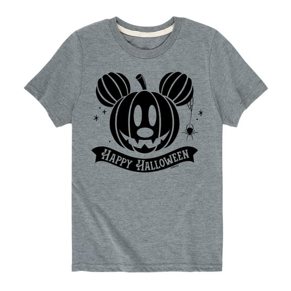 Mickey & Friends - Happy Halloween Pumpkin - Toddler And Youth Short Sleeve Graphic T-Shirt