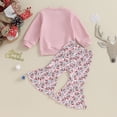 thumbnail image 3 of Okbabeha Christmas Outfits Toddler Baby Girl Clothes 6 9 12 18 24Months 2t 3t 4t Sweatshirt Sweater Top Pants Set Fall Winter, 3 of 7