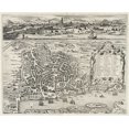 thumbnail image 2 of Wassberger,Johannes Jansonnius 14x12 White Modern Wood Framed Museum Art Print Titled - View of Goa, 2 of 4