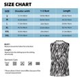 thumbnail image 5 of Lsque Zebra Print Men's Cotton Blend Sleeveless Muscle Shirts (S-3XL)- Moisture Wicking, Odor Protection, UPF 30+,, 5 of 8