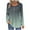 Green, variant on jobturf Henley Shirts for Women Casual Loose Pleated Front Tunic Tops Soft Comfy Basic Tees Fall Spring Fashion Gradient Long Sleeve Blouses