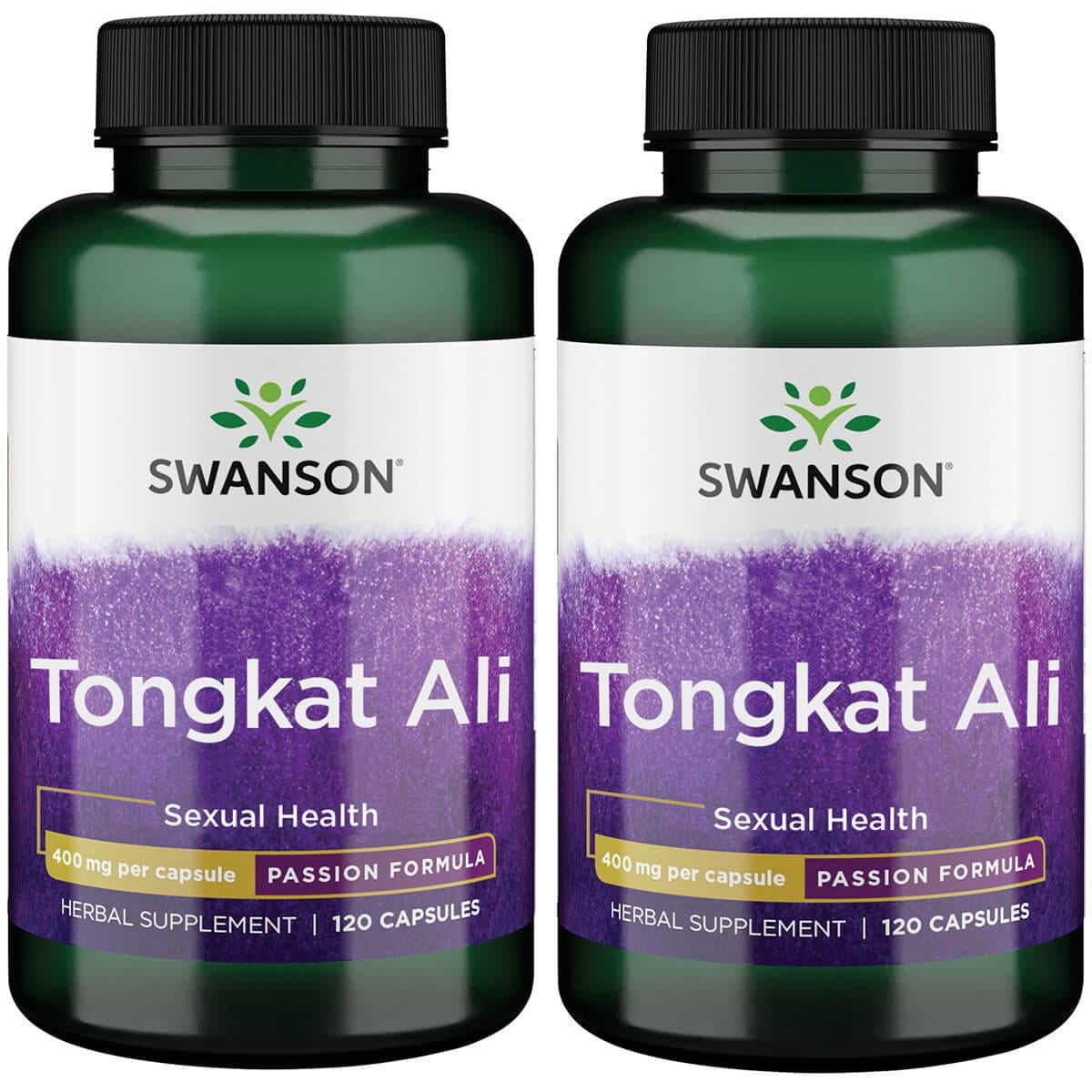 Swanson Tongkat Ali 400 mg 120 Caps 2 Pack